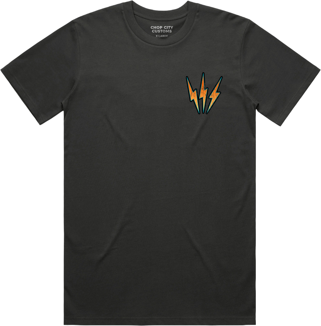 Pigment Black Chopper Beauty Short Sleeve Tee