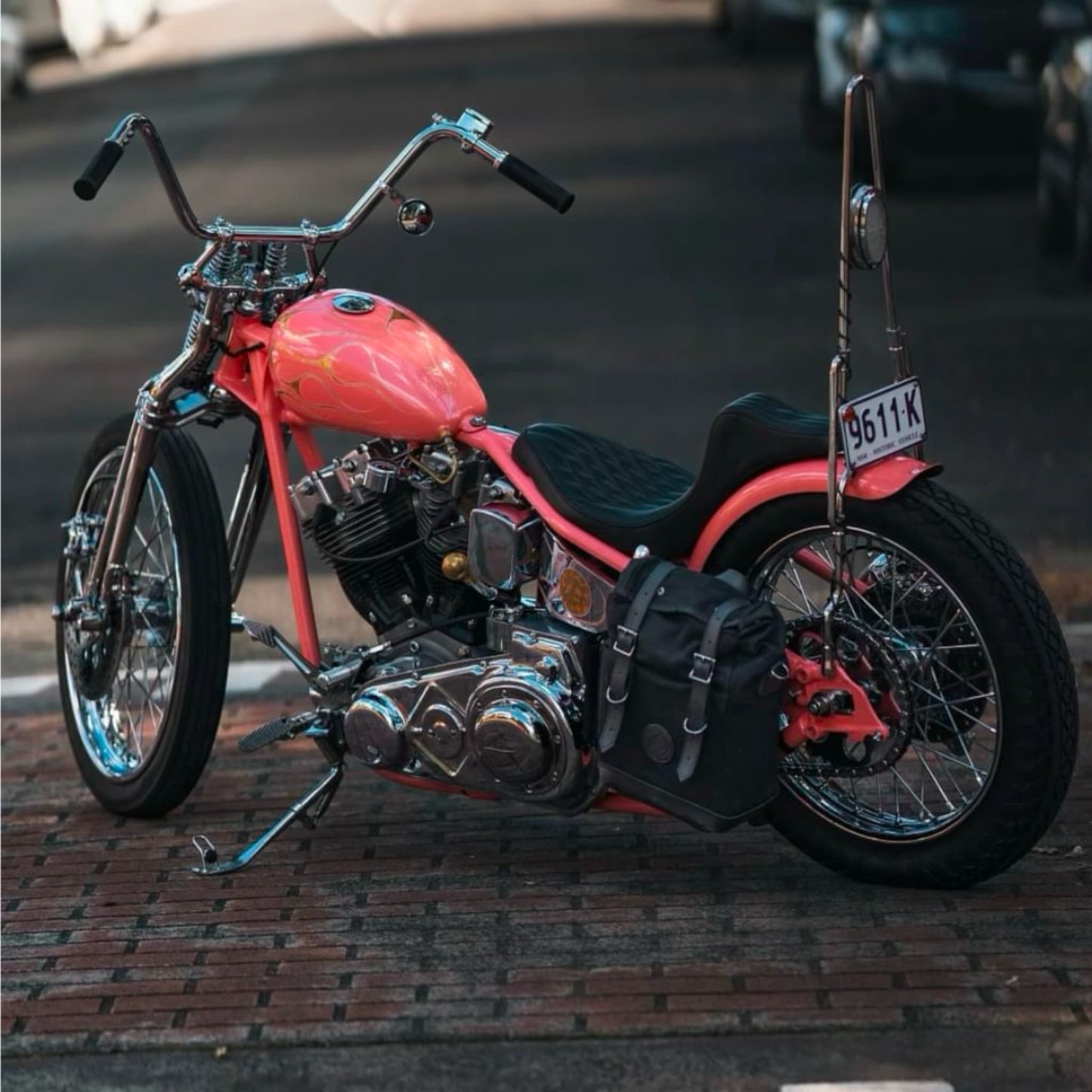 Roll-Top Saddlebag (Black) + 3L Fuel Jug