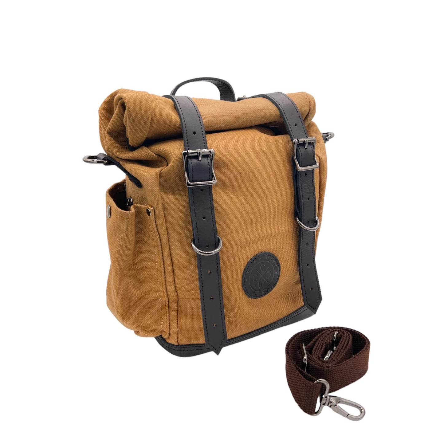Roll-Top Saddlebag (Desert Tan)