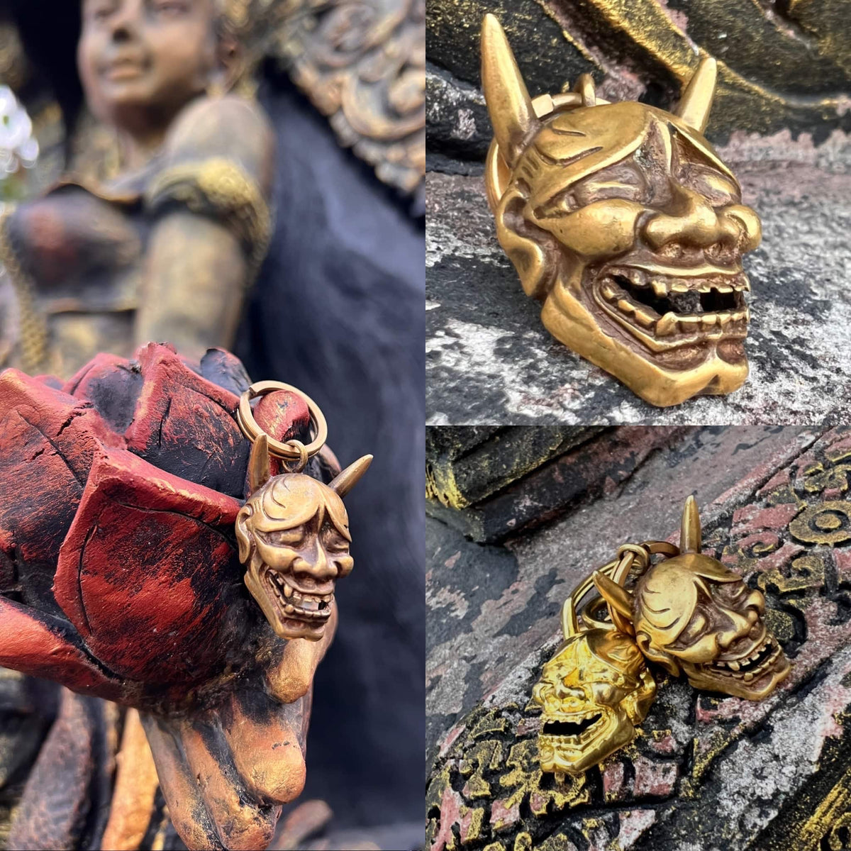 Oni Mask Good Luck/Keychain – Chop City Customs