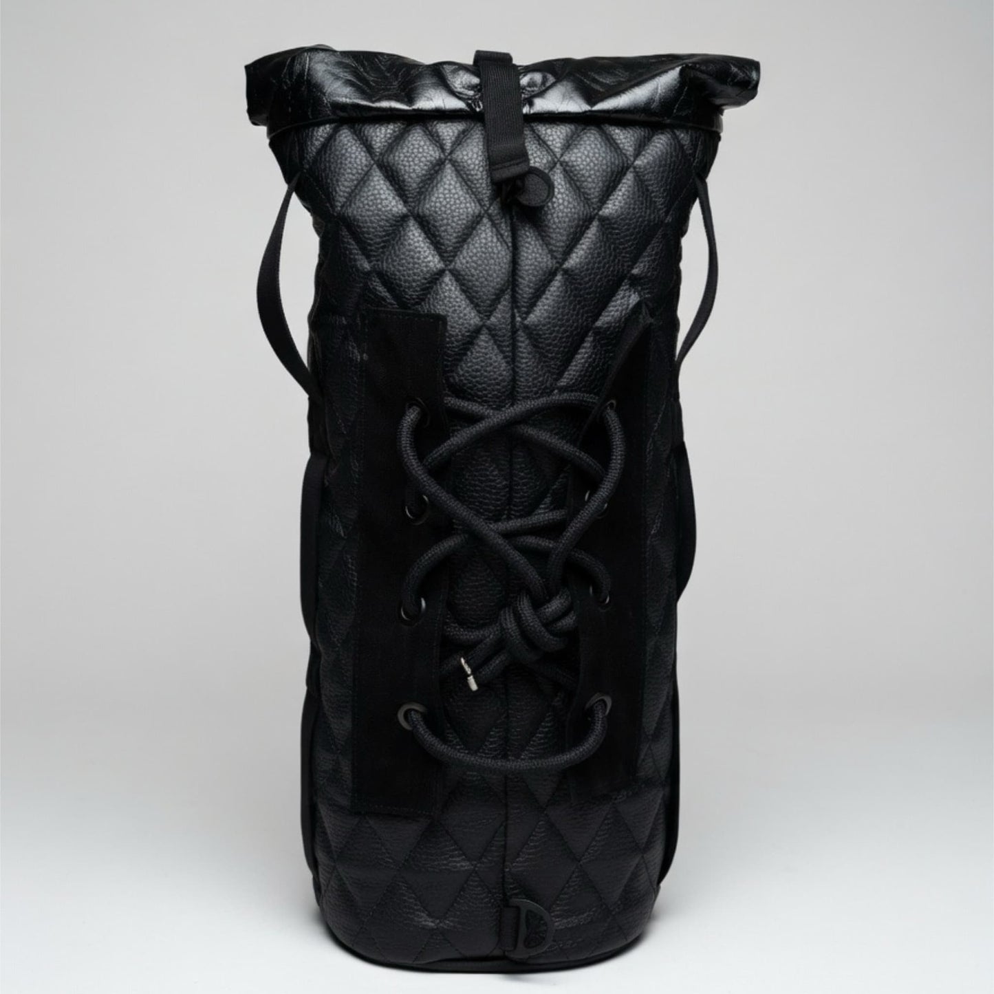 Sissybar Bag (Black) Diamond Tuck One-Of-One