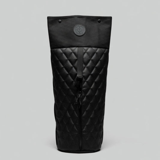 Sissybar Bag (Black) Diamond Tuck Zip One-Of-One