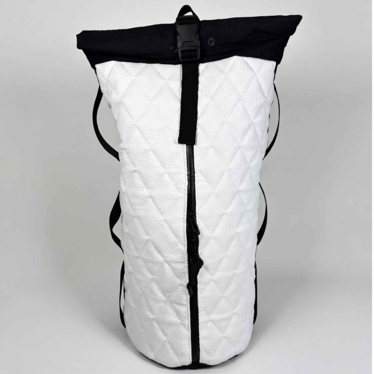 Sissybar Bag (White) Diamond Tuck One-Of-One