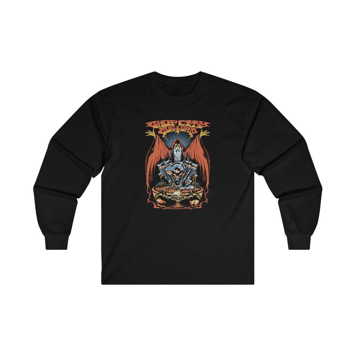 Wizard (front print only) Ultra Cotton Long Sleeve Tee